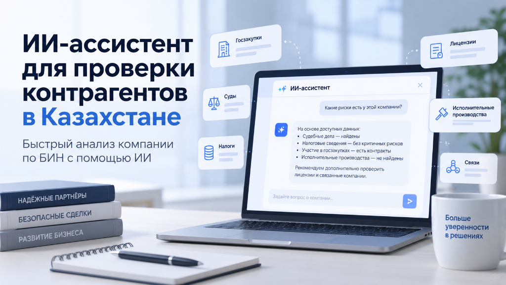 ИИ для проверки контрагентов и анализа компании в KIBERON